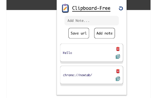 Clipboard Free  from Chrome web store to be run with OffiDocs Chromium online