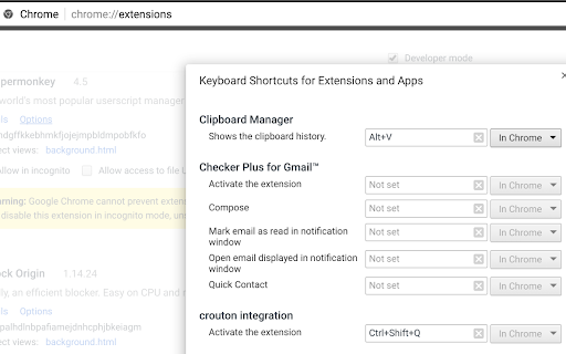 Clipboard Manager  from Chrome web store to be run with OffiDocs Chromium online