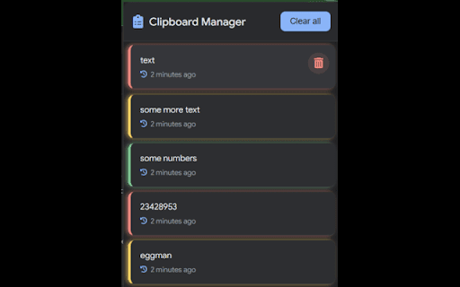 Clipboard Master  from Chrome web store to be run with OffiDocs Chromium online