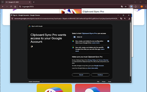 Clipboard Sync Pro  from Chrome web store to be run with OffiDocs Chromium online