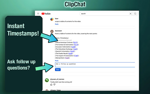 ClipChat  from Chrome web store to be run with OffiDocs Chromium online