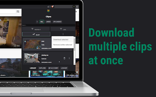 Clipex  from Chrome web store to be run with OffiDocs Chromium online