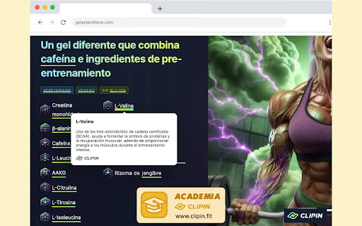 Clipin Academia  from Chrome web store to be run with OffiDocs Chromium online