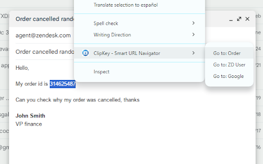ClipKey Smart URL Navigator  from Chrome web store to be run with OffiDocs Chromium online