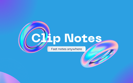 Clip Note  from Chrome web store to be run with OffiDocs Chromium online