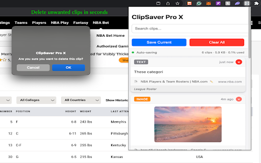 ClipSaver Pro X  from Chrome web store to be run with OffiDocs Chromium online