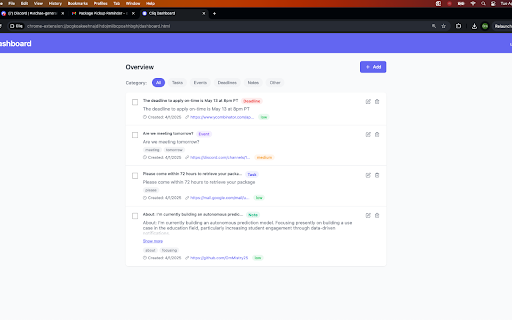 Cliq  from Chrome web store to be run with OffiDocs Chromium online