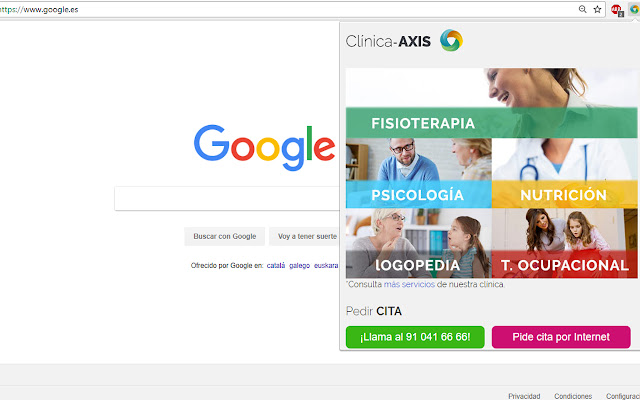 Clínica Axis  from Chrome web store to be run with OffiDocs Chromium online