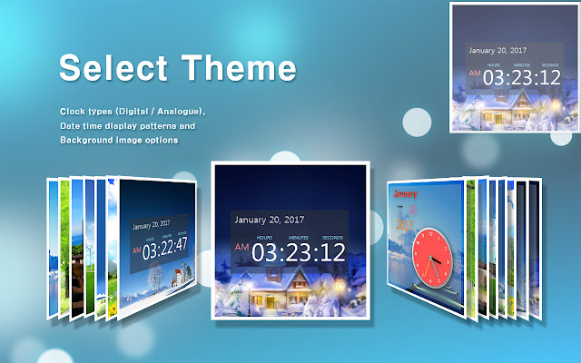 Clockette  from Chrome web store to be run with OffiDocs Chromium online