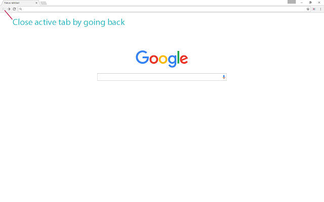 Close on Back  from Chrome web store to be run with OffiDocs Chromium online