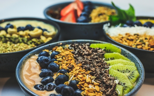 Close up of an Acai Bowl  from Chrome web store to be run with OffiDocs Chromium online