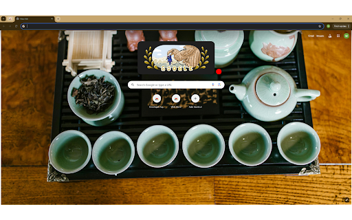 Close up of a Tea Set  from Chrome web store to be run with OffiDocs Chromium online