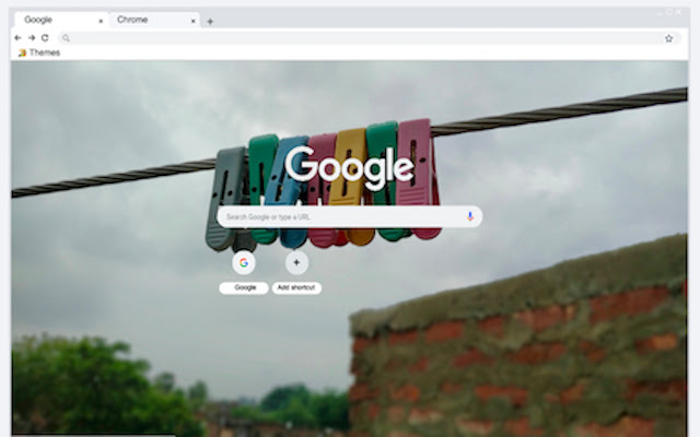Cloths Hanging Clip Theme  from Chrome web store to be run with OffiDocs Chromium online