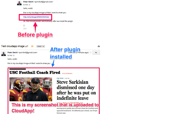 CloudApp Image Loader for Gmail  from Chrome web store to be run with OffiDocs Chromium online