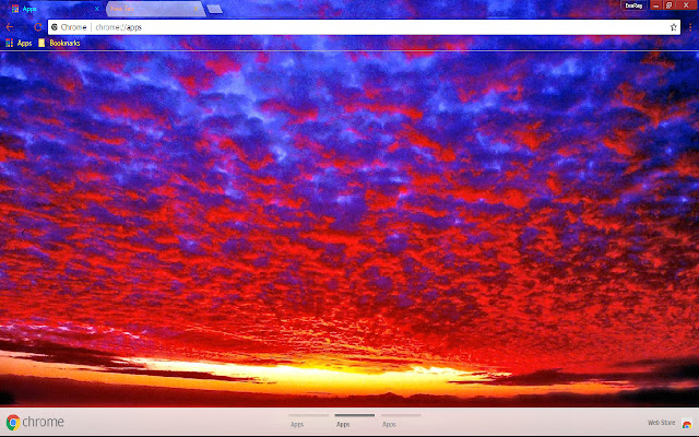 Cloud Colorful Horizon Red  from Chrome web store to be run with OffiDocs Chromium online
