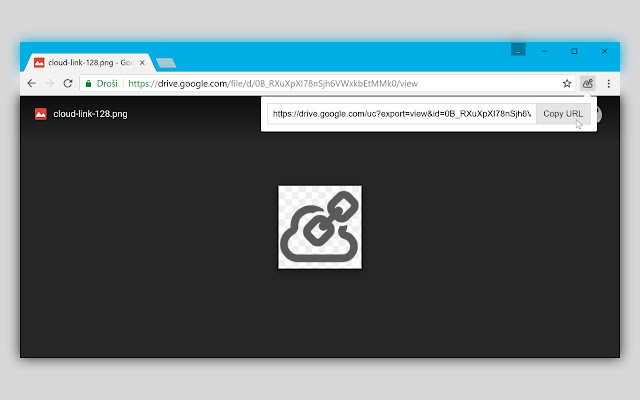 Cloud File direct URL  from Chrome web store to be run with OffiDocs Chromium online