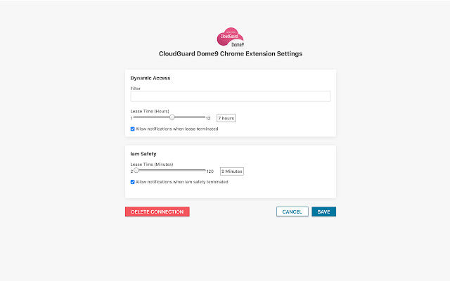 CloudGuard Extension  from Chrome web store to be run with OffiDocs Chromium online