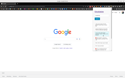 CloudSolute Chrome extension  from Chrome web store to be run with OffiDocs Chromium online