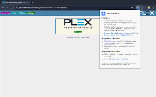 CloudUX  from Chrome web store to be run with OffiDocs Chromium online