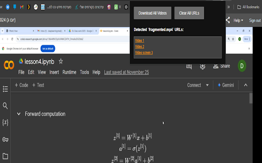 Cloud Video Downloader  from Chrome web store to be run with OffiDocs Chromium online