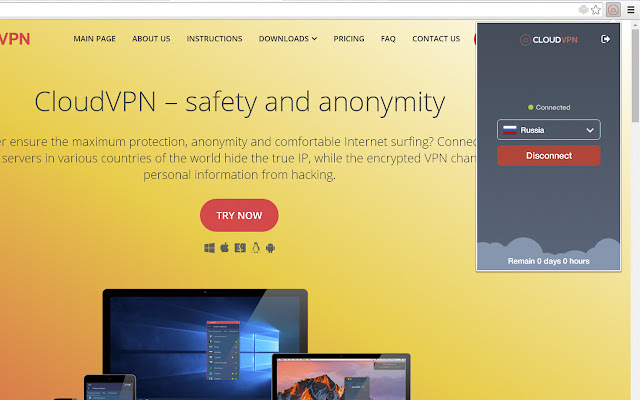 Cloud VPN proxy vpn service  from Chrome web store to be run with OffiDocs Chromium online