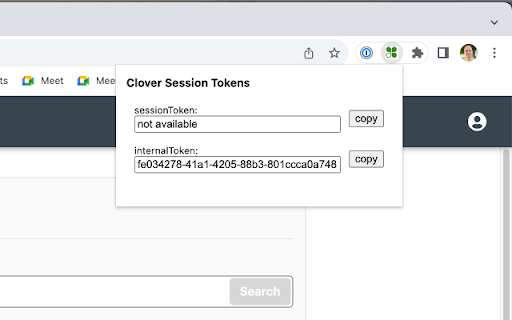 Clover Session  from Chrome web store to be run with OffiDocs Chromium online