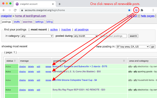 CL Renew  from Chrome web store to be run with OffiDocs Chromium online