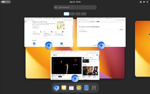 ClusterTabs  from Chrome web store to be run with OffiDocs Chromium online