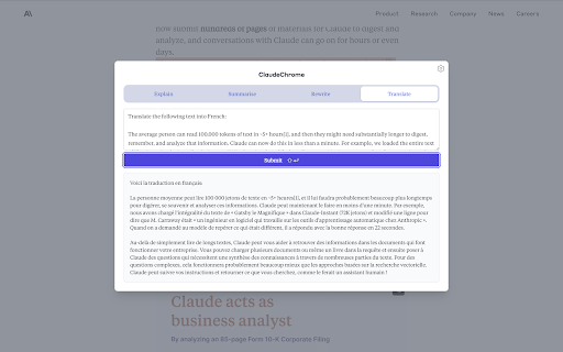 Cmd E AI  from Chrome web store to be run with OffiDocs Chromium online