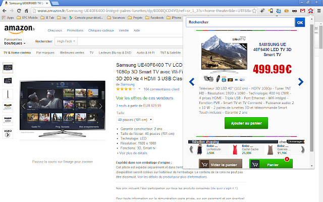 C Mon Comparateur  from Chrome web store to be run with OffiDocs Chromium online