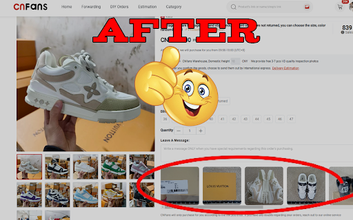 Cnfans +  from Chrome web store to be run with OffiDocs Chromium online