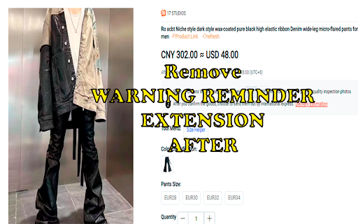 CNFans Warm Remover  from Chrome web store to be run with OffiDocs Chromium online