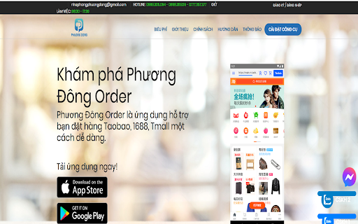 Công Cụ Nhập Hàng Phương Đông  from Chrome web store to be run with OffiDocs Chromium online