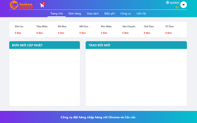Công cụ nhập hàng Taobao Order.com  from Chrome web store to be run with OffiDocs Chromium online