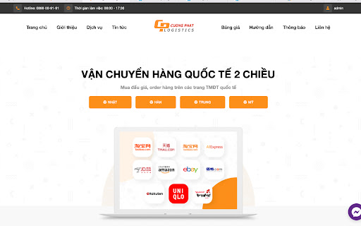 Công Cụ Order Taobao Cường Phát Logistics  from Chrome web store to be run with OffiDocs Chromium online