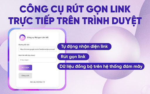 Công cụ Rút gọn Link MeoLinks Extension  from Chrome web store to be run with OffiDocs Chromium online