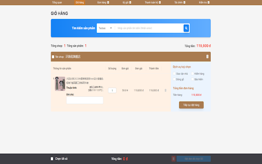 CÔNG CỤ ĐẶT HÀNG AHLOGISTICS68  from Chrome web store to be run with OffiDocs Chromium online