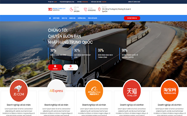 Công Cụ Đặt Hàng Của TTD Logistics de la boutique en ligne Chrome sera exécuté avec OffiDocs Chromium en ligne