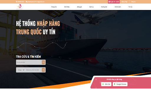 CÔNG CỤ ĐẶT HÀNG GLOBAL EXPRESS  from Chrome web store to be run with OffiDocs Chromium online
