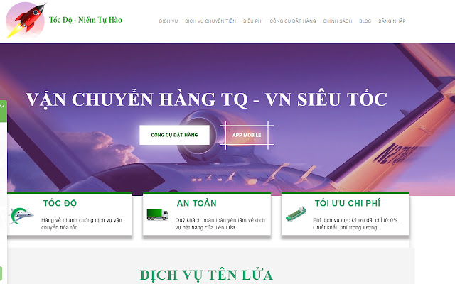 Công Cụ Đặt Hàng Tên Lửa  from Chrome web store to be run with OffiDocs Chromium online
