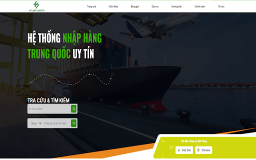 CÔNG CỤ ĐẶT HÀNG XỨ LẠNG LOGISTICS  from Chrome web store to be run with OffiDocs Chromium online