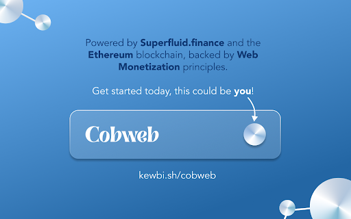 Cobweb  from Chrome web store to be run with OffiDocs Chromium online