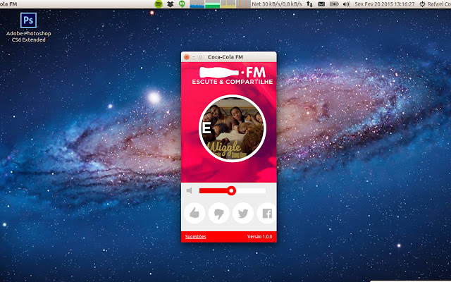 Coca Cola FM  from Chrome web store to be run with OffiDocs Chromium online