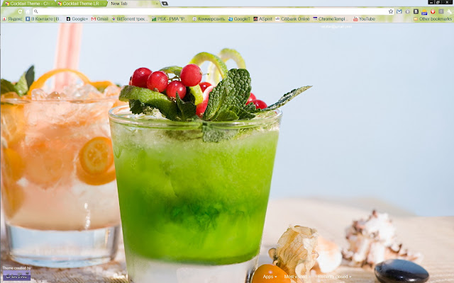 Cocktail Theme LR  from Chrome web store to be run with OffiDocs Chromium online