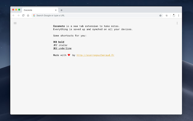Coconote  from Chrome web store to be run with OffiDocs Chromium online