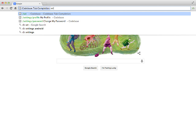 Codebase Tab Completion  from Chrome web store to be run with OffiDocs Chromium online
