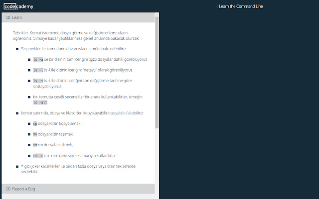 Codecademy Dersleri Turkce Ceviri  from Chrome web store to be run with OffiDocs Chromium online
