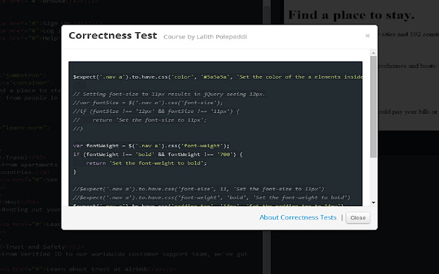 Codecademy SCT Viewer  from Chrome web store to be run with OffiDocs Chromium online