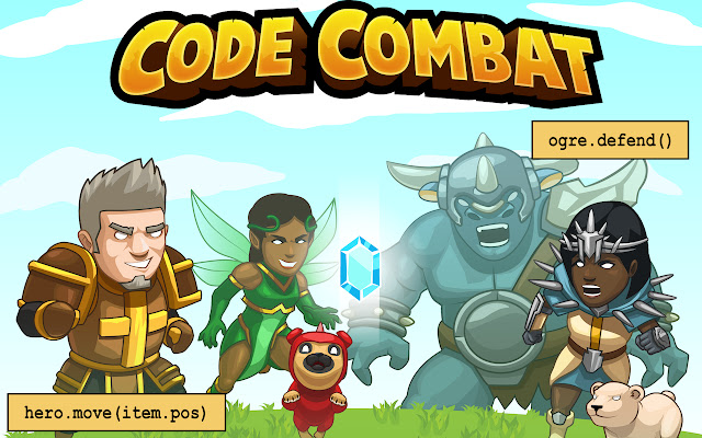 CodeCombat  from Chrome web store to be run with OffiDocs Chromium online