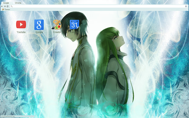 Tema Code Geass CC e Sazuka 1280x720 da Chrome Web Store para ser executado com OffiDocs Chromium online